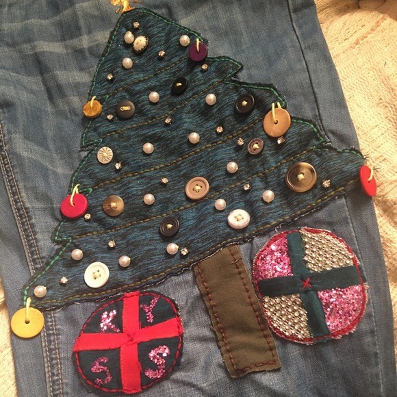 Amazing holidays customized jeans - Picture 4 of 10